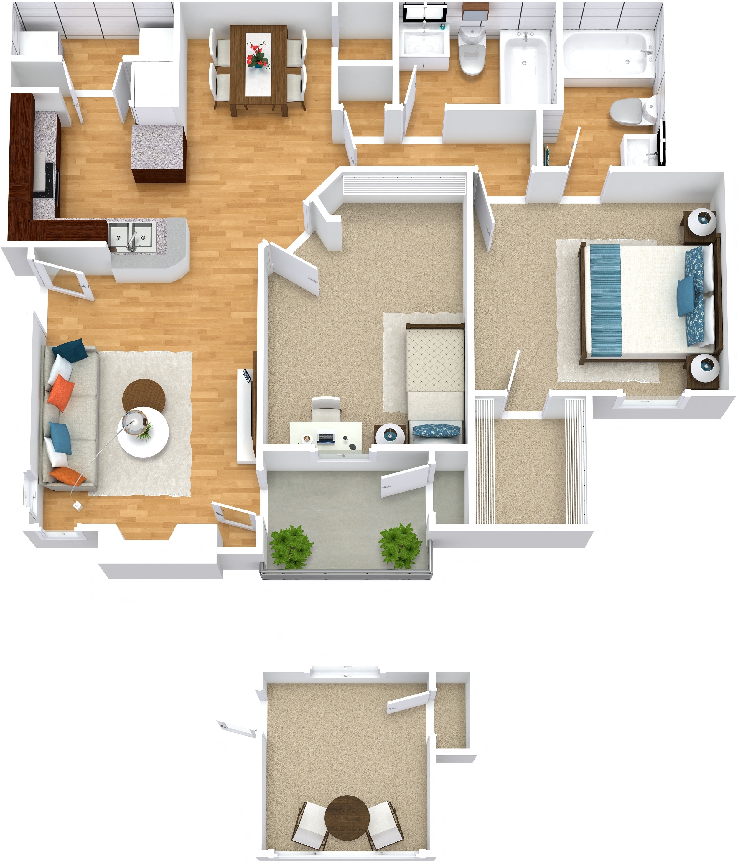 Keystone at Castle Hills Apartments, Carrollton, Texas B1
